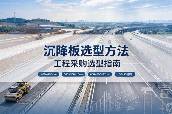 东乡沉降板选择方法
