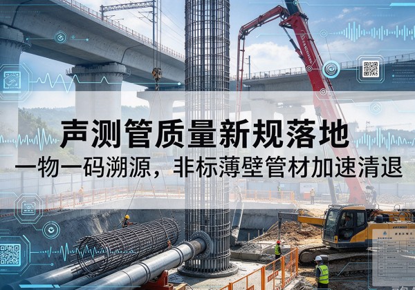 东乡声测管质量新规落地，一物一码溯源，非标薄壁管材加速清退
