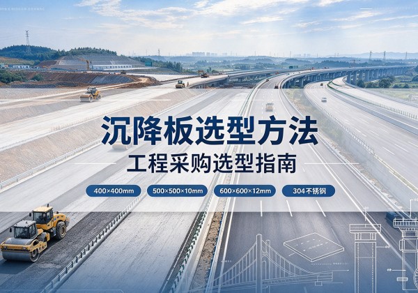 东乡沉降板选择方法
